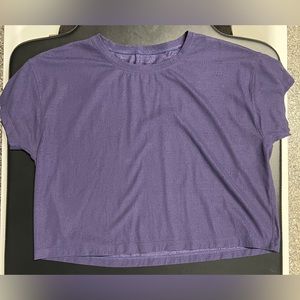 Lululemon Crop Top, Size 6, Purple